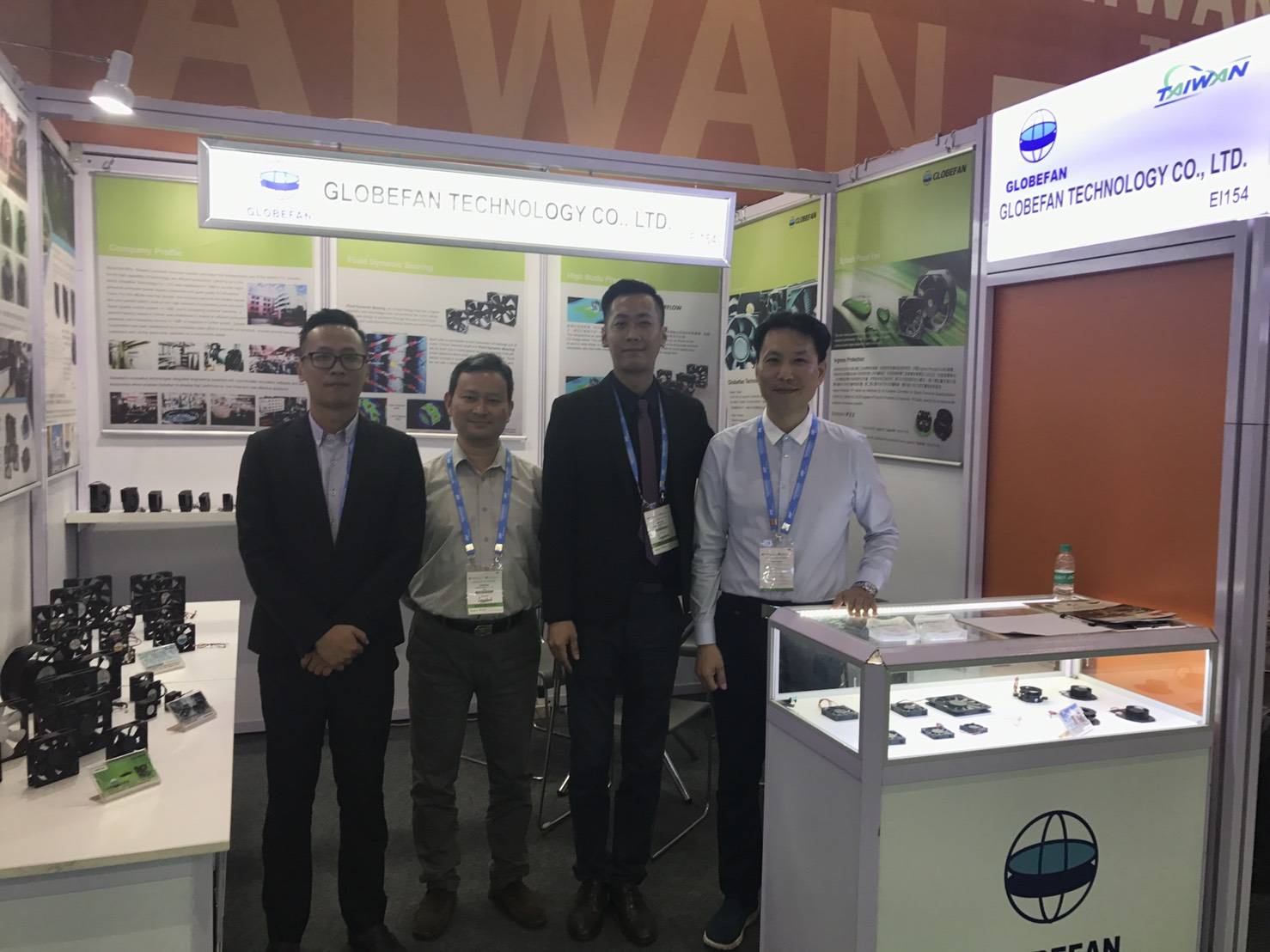 Globefan successful exhibition in Electronica India and Productronica India 2018